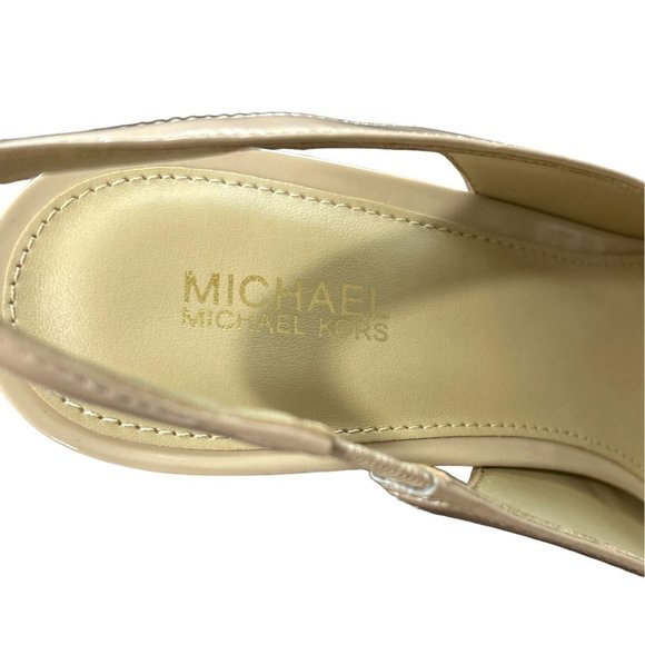 Michael Kors Women's Chelsea Pointed-Toe Slip-On Slingback Pumps Blush Size 8 - Picture 6 of 9